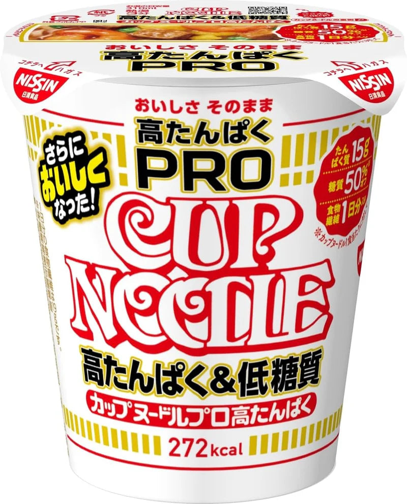 NISSIN Japan Cup Noodles Low Sugar PRO with High Protein