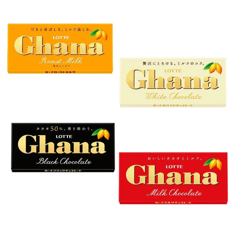 GHANA CHOCOLATE LOTTE (4 flavors)