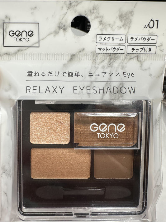 GENE TOKYO Relaxy Eyeshadow 1 2 3 4