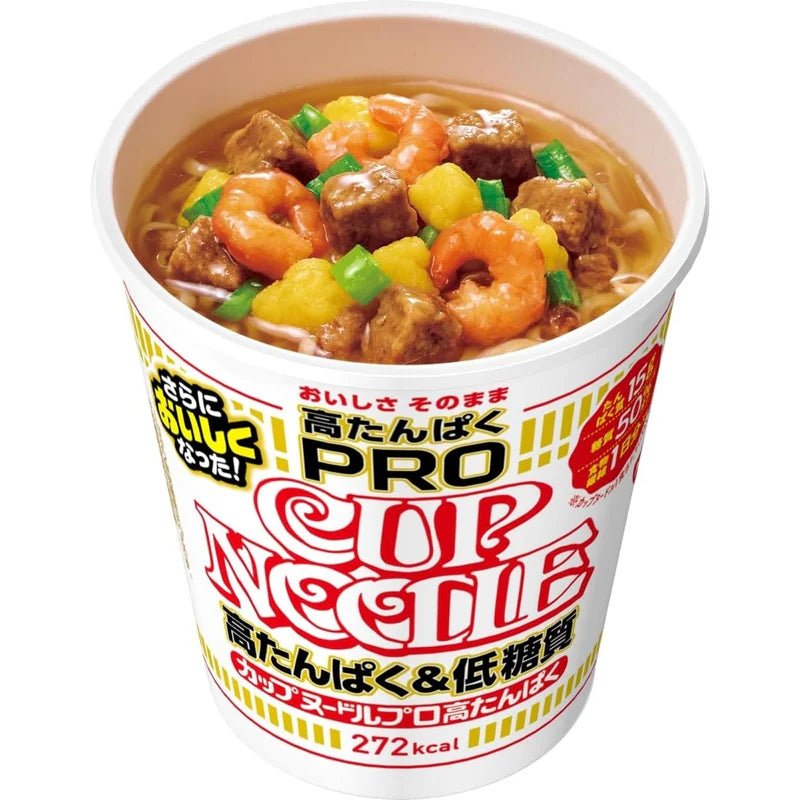 NISSIN Japan Cup Noodles Low Sugar PRO with High Protein