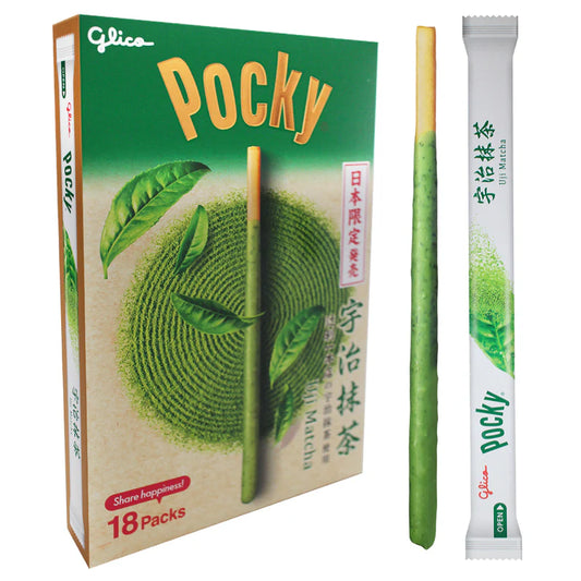 POCKY Uji Matcha Green Tea (18 Packs)