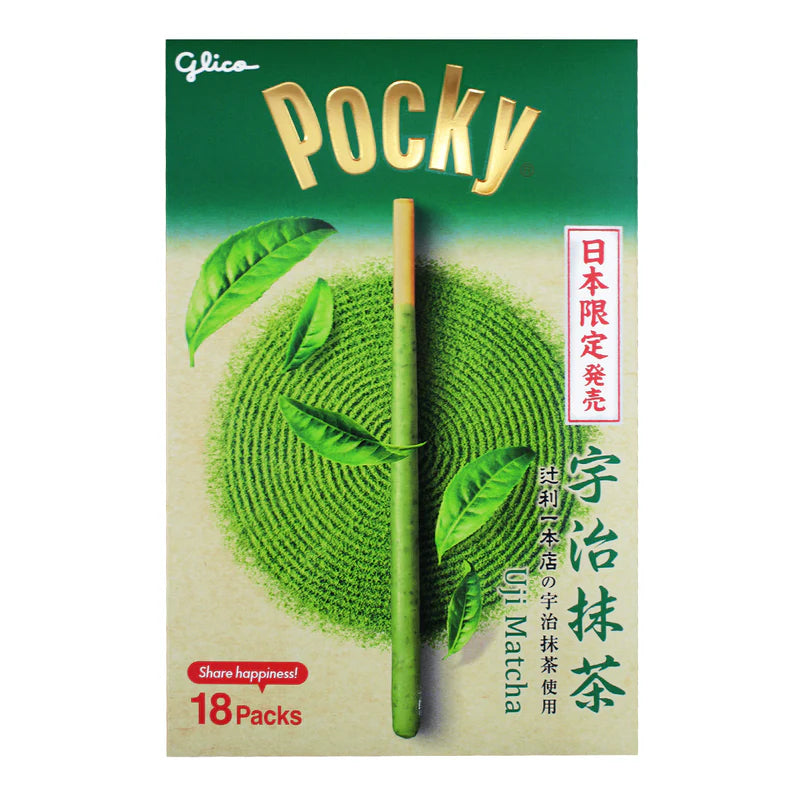 POCKY Uji Matcha Green Tea (18 Packs)